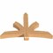 Ekena Millwork Davenport Timber Gable Bracket, Western Red Cedar, 60"W x 40"H x 5 1/2"D x 5 1/2"F, 16/12 Pitch GBW060X40X0606DAV00SWR - alternate 5